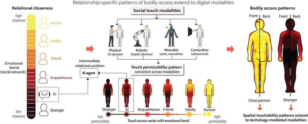 Image for publication Relationship-specific patterns of bodily access extend to digitally mediated touch