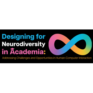 Logo for the Neurodiversity Meetup @ CHI: Building a Neuro-Affirming Community in HCI event