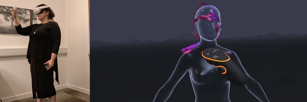 Image for publication Somatic Drawing Tool: 3D Body Sheet as Material for Articulating Synaesthetic Experiences